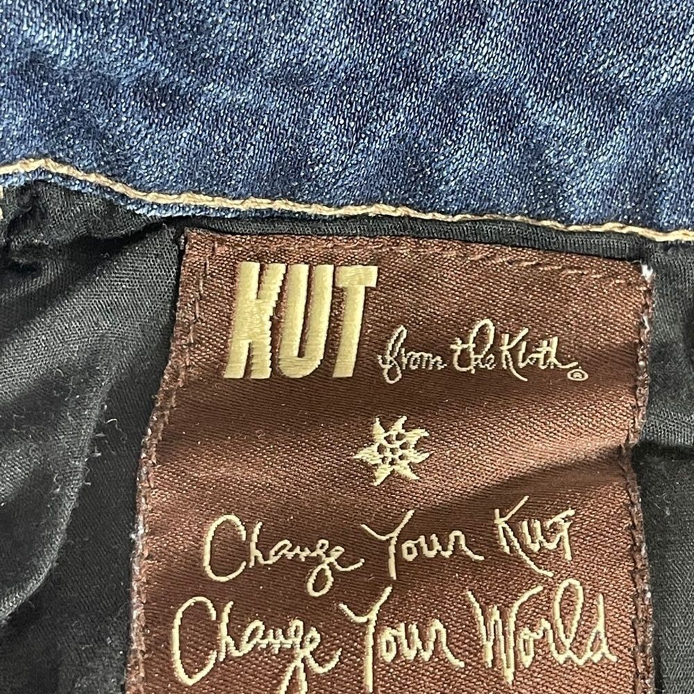 Kut From The Kloth Busted Knee Jeans Sz 6‎ - Picture 4 of 12